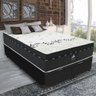 Cama Box Baú Casal Queen Colchão Molas Ensacadas Miami Gazin 158x198x67cm Branco / Preto - 2