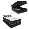 Cama Box Baú Casal Queen Colchão Molas Ensacadas Miami Gazin 158x198x67cm Branco / Preto - 1
