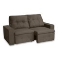 Ver imagem 3 de Sofá + Pillow Berlim Marrom 2,00M 3 Lugares Rec Estofados