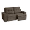 Sofá + Pillow Berlim Marrom 2,00M 3 Lugares Rec Estofados - 3
