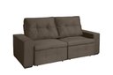 Ver imagem 1 de Sofá + Pillow Berlim Marrom 2,00M 3 Lugares Rec Estofados