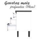 Ver mais imagens de Gabinete de Aço Para Pia 200cm 4 Portas 3 Gavetas Jupter Cozimax Cinza Argila