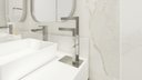 Ver imagem 5 de Toalheiro Duplo Pia Bancada Lavabo Porta Toalhas 45cm Banheiro Aço Inox Polido Linha Larissa Stainle