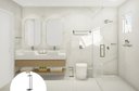 Ver imagem 3 de Toalheiro Duplo Pia Bancada Lavabo Porta Toalhas 45cm Banheiro Aço Inox Polido Linha Larissa Stainle