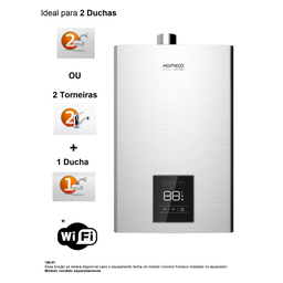 Aquecedor de Água a Gás Komeco Ko 16 Di Prime Inox 16 Litros Digital Bivolt Gás Glp com Kit Ligação - 3