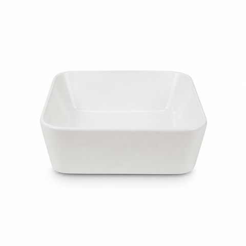Cuba de Louça Brique Slin para Banheiro Branca de Louça 30x36x10cm