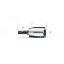 Soquete Ponta Torx Quadra 1/4" (t30) 900tx Beta - 1