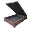 Cama Box Baú Casal Suede Luxo - Gs Kamas - Acabamento Reforçado, Amplo Espaço (marrom) - 2