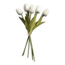 Ver imagem 2 de Buquê de Tulipa Artificial Branca| Formosinha