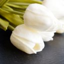 Ver imagem 3 de Buquê de Tulipa Artificial Branca| Formosinha