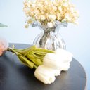 Ver imagem 4 de Buquê de Tulipa Artificial Branca| Formosinha