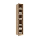 Ver imagem 2 de Guarda Roupa Modulado Essenza 1 Porta de Bater sem Gavetas MDF MDP Carvalho Andorra-Bege Dunas