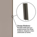 Ver imagem 4 de Guarda Roupa Modulado Essenza 1 Porta de Bater sem Gavetas MDF MDP Carvalho Andorra-Bege Dunas
