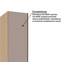 Ver mais imagens de Guarda Roupa Modulado Essenza 1 Porta de Bater sem Gavetas MDF MDP Carvalho Andorra-Bege Dunas