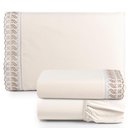 Ver imagem 1 de Jogo de Lençol Lese Percal 180 Fios Solteiro 3 Peças Barato - Palha