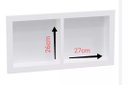 Ver imagem 3 de Nicho P/embutir 30x60 Arquitech Duo - Branco
