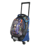 Mochila Infantil Rodinha Carros Azul 3D - 3