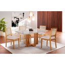 Ver imagem 1 de Mesa Rafaela 1.20x0.80 C/04 Cadeiras Valencia Ratam Mundial