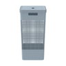 Cesto de Roupa Grid Azul Glacial 49 L com Tampa 38 x 28 x 55,2 cm - 2