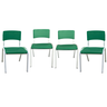 Kit 4 Cadeiras Infantil Iso Verde Brinquedoteca Escolas Ecomhome - 2