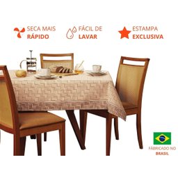 Toalha de Mesa Quadrada Lepper 4 Lugares Pop 1,40m x 1,40m Vime - 5
