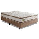 Ver imagem 1 de Cama Box Desmontável King Molas Ensacadas D33 Double Face 193x203x65cm Hellen 120 kg por Pessoa