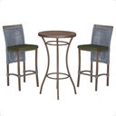 Ver imagem 1 de Mesa Bistro e 2 Banquetas Roma Marrom Corda Náutica 13 Trama Original