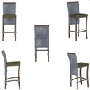 Ver imagem 5 de Mesa Bistro e 2 Banquetas Roma Marrom Corda Náutica 13 Trama Original