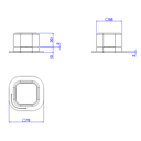 Ver imagem 2 de Acionamento Monocomando Mesa Quadrado Deca You Cromado - Deca Deca Metais