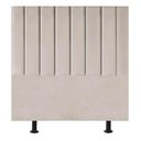 Ver imagem 1 de Cabeceira Estofada Cama Box Solteiro 100 Cm Alice Suede Cor:bege