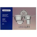 Ver imagem 2 de Jogo Panelas Tramontina Allegra Aço Inox Fundo Triplo 5peças