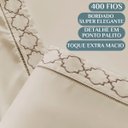 Ver imagem 3 de Conjunto Casal Queen Size Madri Algodão Toque Super Macio