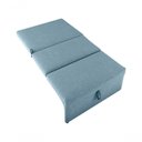 Ver imagem 2 de Sofá Cama Dominion 2 Lugares Reclinável 113cm Azul Bouclê