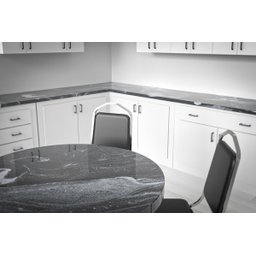 Kit Porcelanato Liquido Metálico Cinza Cetim / Prata Platinum AG por M² Resinas ag Kit Porcelanato L - 5
