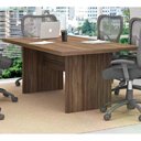 Ver imagem 6 de Mesa Reunião Para Escritório 200x100 Cm Me4119 Nogal Nogal