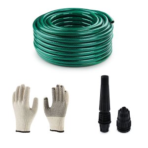 Kit Mangueira Trançada Famastil Acessorios Resistente 30 Mts