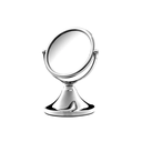 Ver imagem 3 de Espelho de Bancada Jolie Cromado com Ampliação 5x sem Distorção e Dupla Face - Crysbell