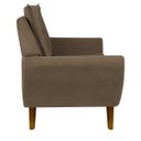 Ver imagem 4 de Sofá 2 Lugares 1,40 cm com Pillow Top Lorena Linduras Home Shop: Marrom Claro