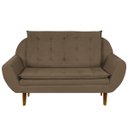 Ver imagem 2 de Sofá 2 Lugares 1,40 cm com Pillow Top Lorena Linduras Home Shop: Marrom Claro