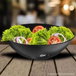 10 Saladeiras Triangulares 5l Grandes 31cm Preto Restaurantes Salada Frutas Essential Coza - 2