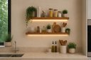 Ver imagem 2 de Prateleira MDF 30mm LED 70x20 Suporte Invisivel Italian Noce 3000k Bivolt
