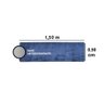 Passadeira Pratatêxtil 0,50m X 1,50m Antiderrapante.:Azul - 3
