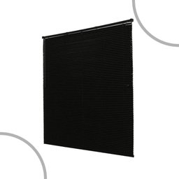 Persiana Horizontal de Pvc- 1,60x1,60m Cortina Off Blackout Preto - 1