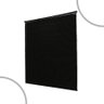 Persiana Horizontal de Pvc- 1,60x1,60m Cortina Off Blackout Preto - 1