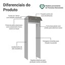 Ver imagem 3 de Porta-Geladeira 73 cm 1 Porta Basculante Branco/Cinza Vik Madesa Branco/Cinza