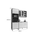 Ver imagem 2 de Kit Modulado Mgm 3 Peças Brilhante C3p55 Cinamomo/off
