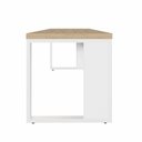 Ver imagem 4 de Mesa Escrivaninha Reta Industrial 170cm Pés Metal 