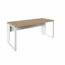 Ver imagem 2 de Mesa Escrivaninha Reta Industrial 170cm Pés Metal 