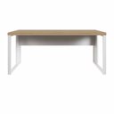 Ver imagem 3 de Mesa Escrivaninha Reta Industrial 170cm Pés Metal 