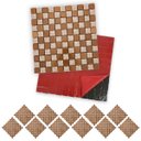 Ver imagem 4 de Pastilha De Vidro Autocolante Kit 11 Uni Parede Cozinha Banheiro Decorativa Facil Aplicacao Moderna